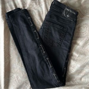 -SOLD- Chain Link Skinny Jeans